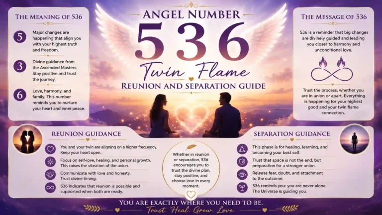 536 angel number twin flame
