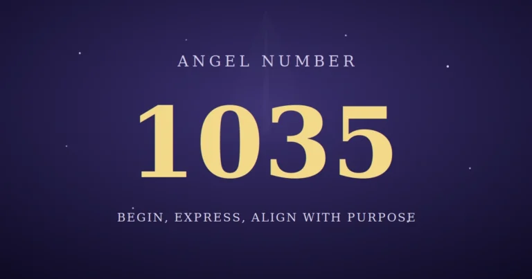 1035 Angel Number Meaning