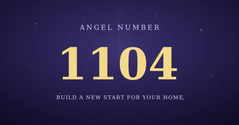 1104 angel number meaning