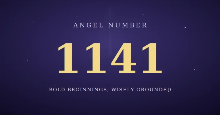 1141 Angel Number Meaning