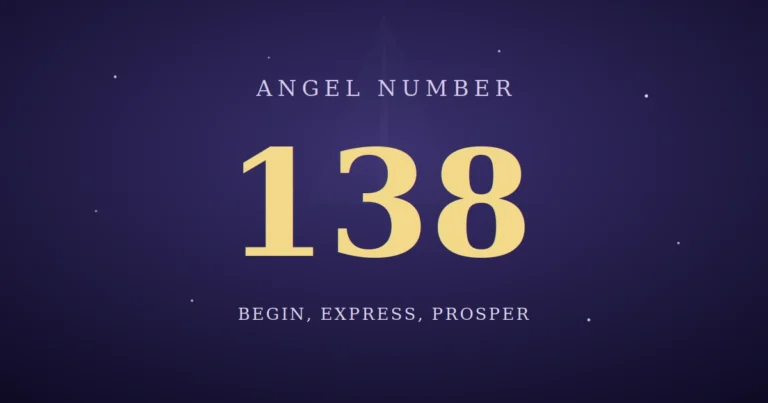 138 Angel Number meaning