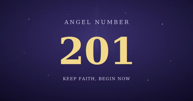 201 angel number meaning
