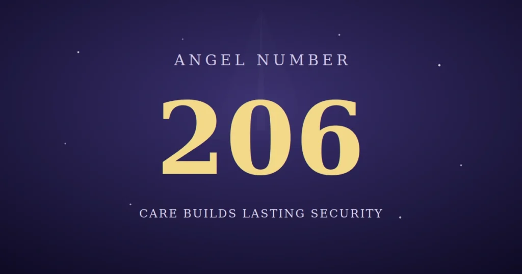 206 angel number meaning