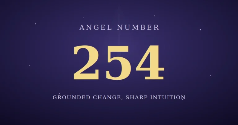 254 angel number meaning