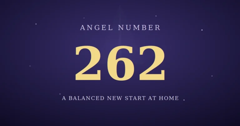262 angel number meaning