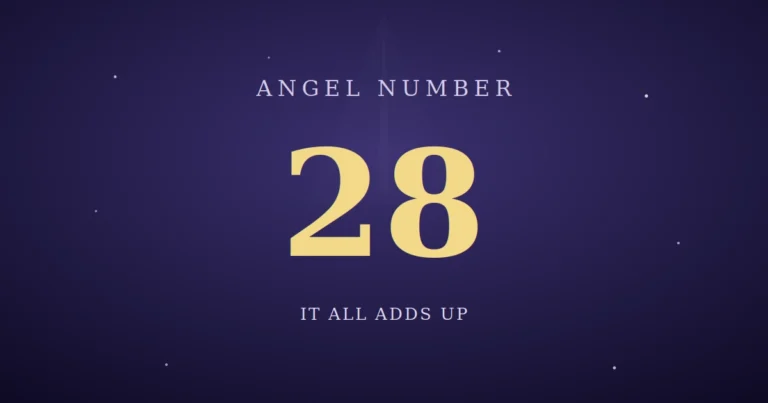 Angel number 28 meaning: a perfect number whose parts add up to the whole