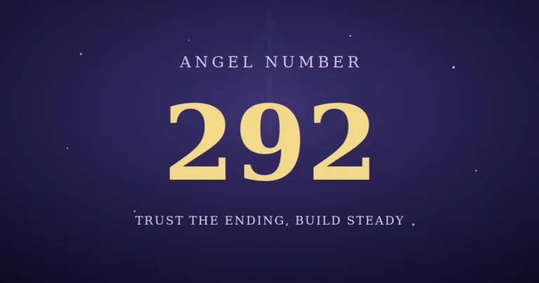 292 angel number meaning