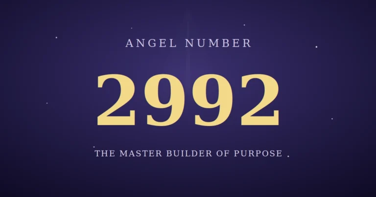 2992 Angel Number Meaning