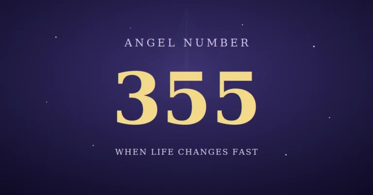 355 Angel Number Meaning