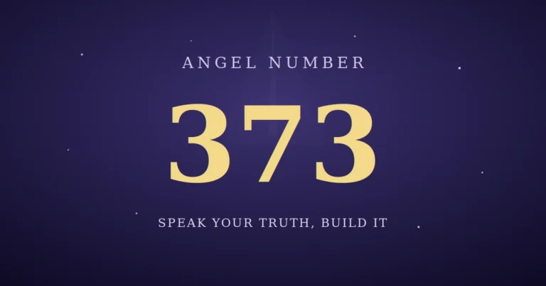 373 Angel Number meaning