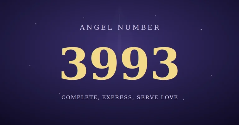 3993 Angel Number Meaning
