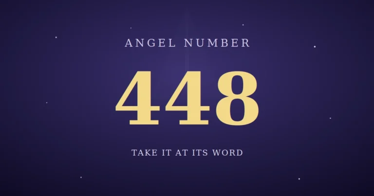 Angel numbers 448 proof ledger: work done (4), what you know (4), the earned move (8), a quiet yes (7).