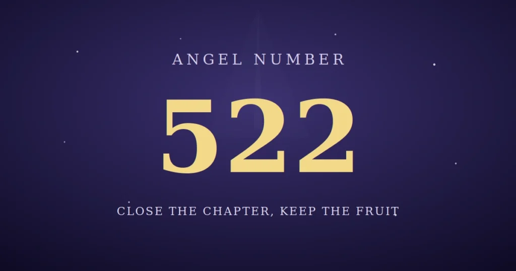 522 Angel Number Meaning