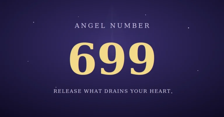 699 angel number meaning