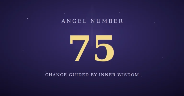 75 angel number meaning
