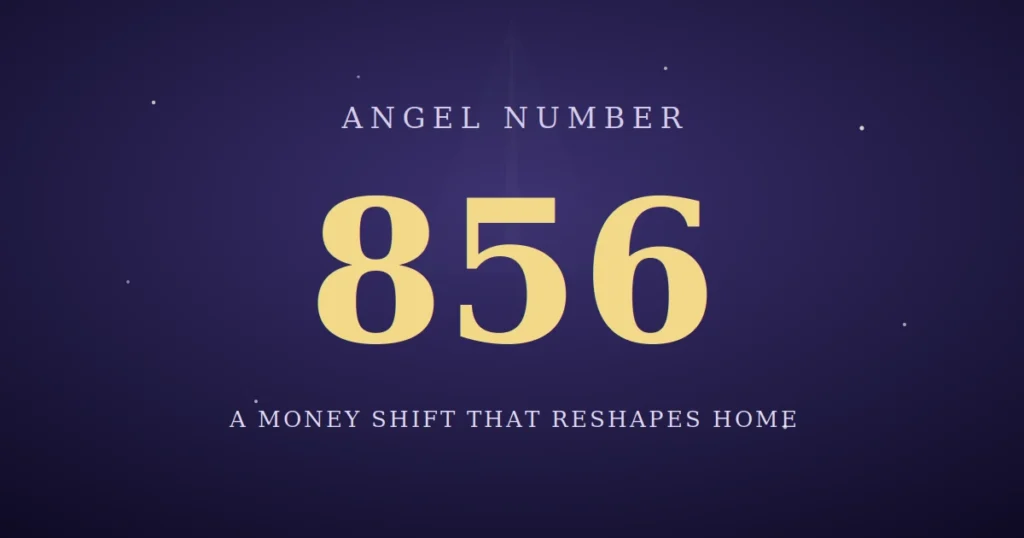 856 Angel Number Meaning