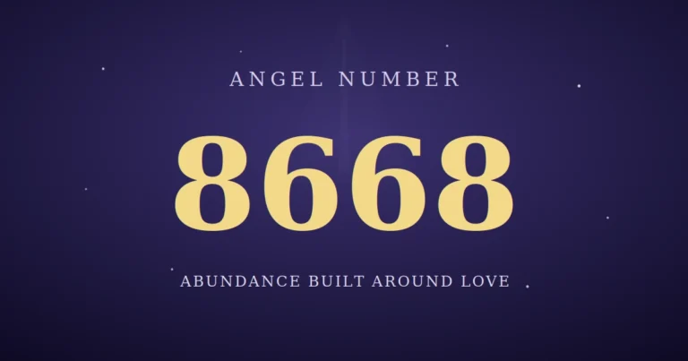 8668 Angel number meaning