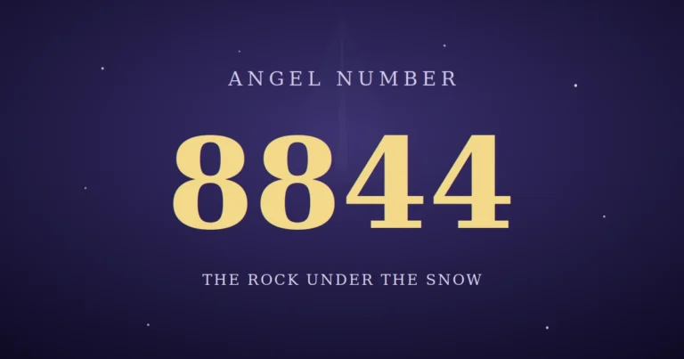 8844 Angel Number Meaning
