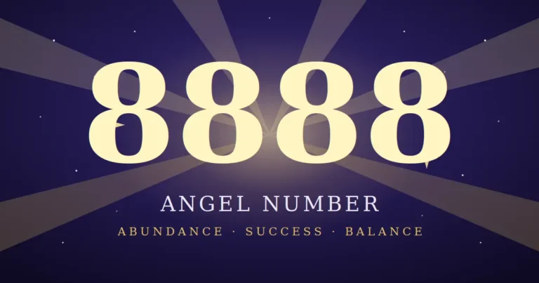 8888 angel number meaning, glowing golden 8888 with divine light