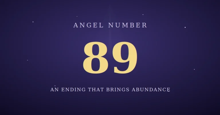 89 Angel Number Meaning