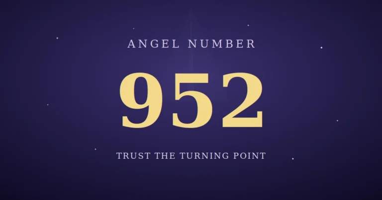 952 Angel Number meaning