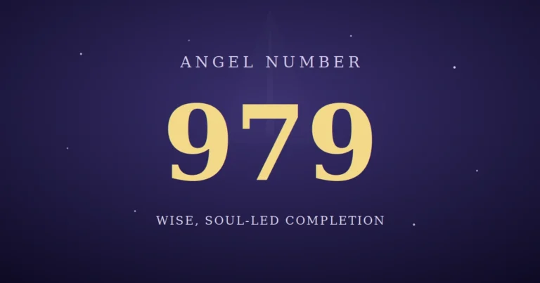 979 angel number meaning