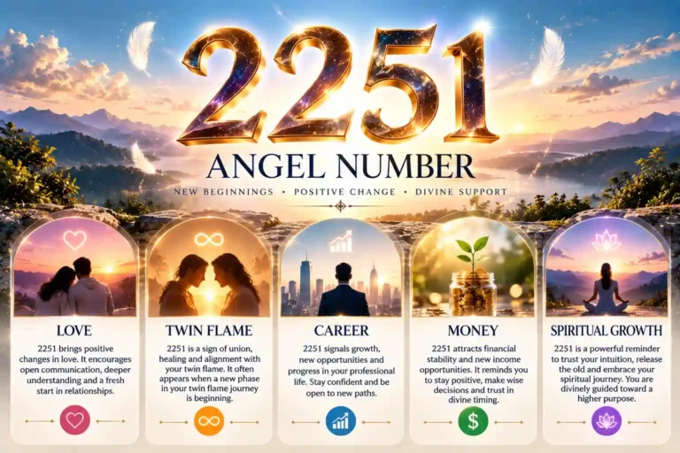 2251 angel number meaning for love, twin flame, career, money and spiritual growth