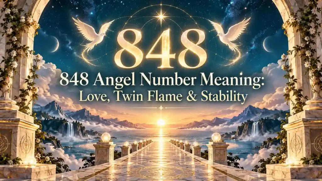 848 angel number meaning for love, twin flame, money and stability